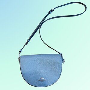 Coach Saddle Bag Crossbody in Granite Gray